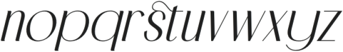 Medish Italic otf (400) Font LOWERCASE