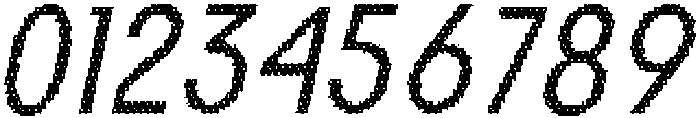 Meditera Disco Italic otf (400) Font OTHER CHARS