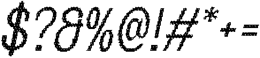Meditera Disco Italic otf (400) Font OTHER CHARS