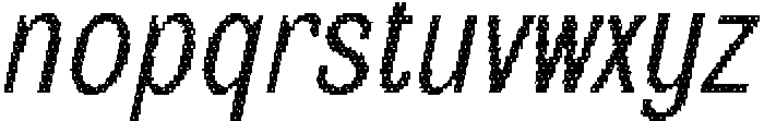 Meditera Disco Italic otf (400) Font LOWERCASE