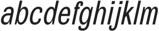 Meditera Italic otf (400) Font LOWERCASE