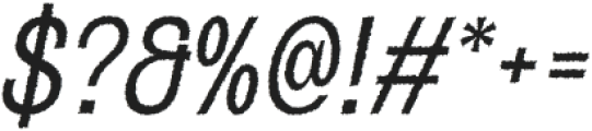 MediteraRough-Italic otf (400) Font OTHER CHARS