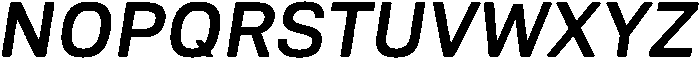 Medium Italic otf (500) Font UPPERCASE