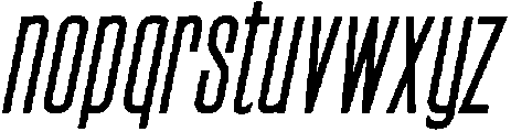 Medium Italic otf (500) Font LOWERCASE