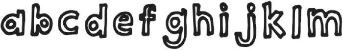 Medium Marker Regular otf (500) Font LOWERCASE