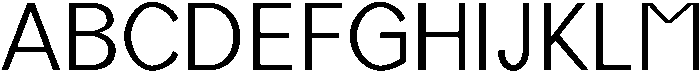 Medium otf (500) Font UPPERCASE