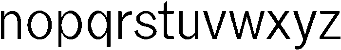 Medium otf (500) Font LOWERCASE