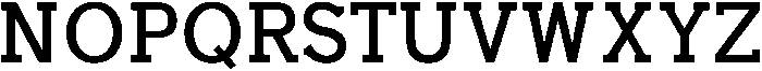 Medium otf (500) Font UPPERCASE