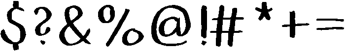 Medium otf (500) Font OTHER CHARS