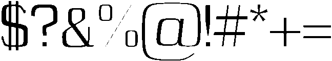 Medium otf (500) Font OTHER CHARS