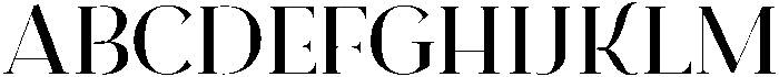 Medium otf (500) Font UPPERCASE