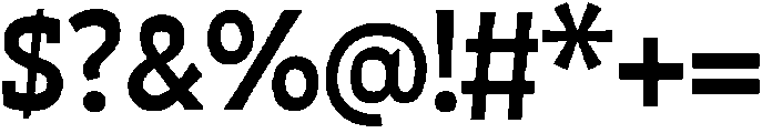 Medium otf (500) Font OTHER CHARS