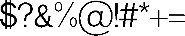 Medium otf (500) Font OTHER CHARS