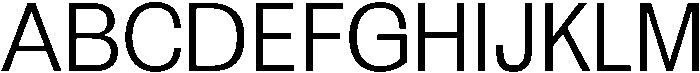 Medium otf (500) Font UPPERCASE