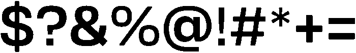 Medium otf (500) Font OTHER CHARS