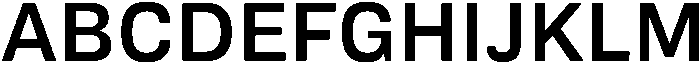 Medium otf (500) Font UPPERCASE