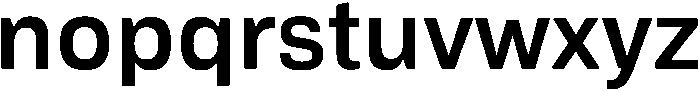 Medium otf (500) Font LOWERCASE