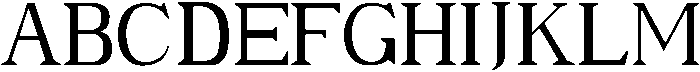 Medium ttf (500) Font UPPERCASE