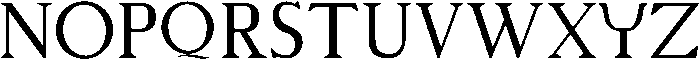 Medium ttf (500) Font UPPERCASE