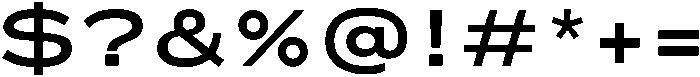 Meeting Bold otf (700) Font OTHER CHARS