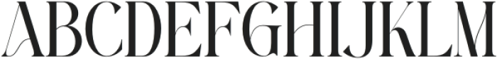 Mefgan Regular otf (400) Font UPPERCASE