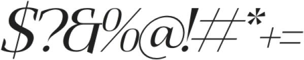 Mefidows Italic otf (400) Font OTHER CHARS