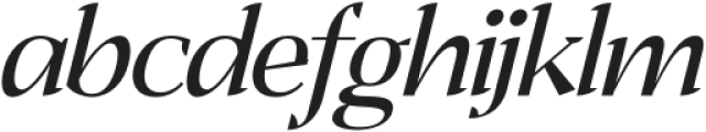 Mefidows Italic otf (400) Font LOWERCASE