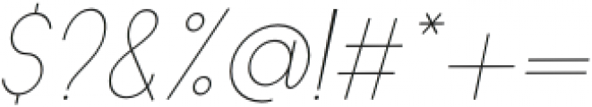 Mefonga-Italic otf (400) Font OTHER CHARS