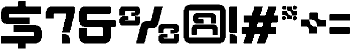 Mega Binory Regular otf (400) Font OTHER CHARS