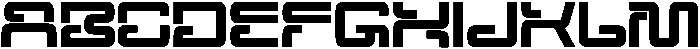 Mega Binory Regular otf (400) Font UPPERCASE