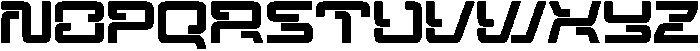 Mega Binory Regular otf (400) Font UPPERCASE