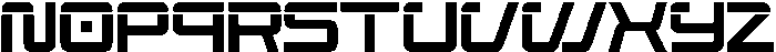 Mega Binory Regular otf (400) Font LOWERCASE