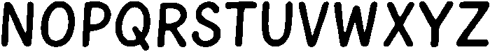 Mega Show otf (400) Font UPPERCASE