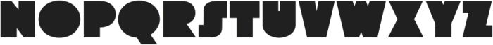 Mega Size Regular otf (400) Font UPPERCASE