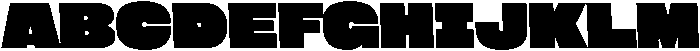 Megabold Left 02 ttf (700) Font UPPERCASE