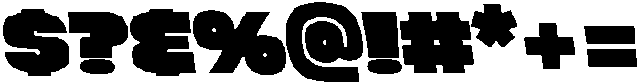 Megabold Left 06 ttf (700) Font OTHER CHARS