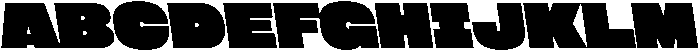 Megabold Left 08 ttf (700) Font UPPERCASE