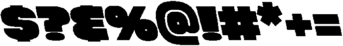 Megabold Left 12 ttf (700) Font OTHER CHARS