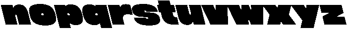 Megabold Left 14 ttf (700) Font LOWERCASE