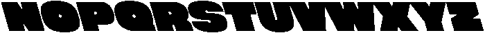 Megabold Left 16 ttf (700) Font UPPERCASE