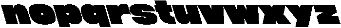 Megabold Left 16 ttf (700) Font LOWERCASE