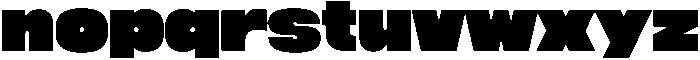Megabold Upright ttf (700) Font LOWERCASE