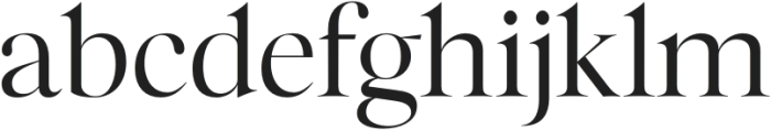 Megafield Light otf (300) Font LOWERCASE