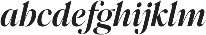 Megafield Semi Bold Italic otf (600) Font LOWERCASE