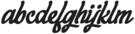 Megahunt otf (400) Font LOWERCASE