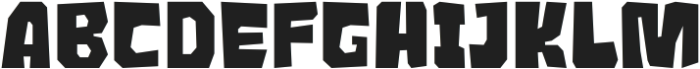 Megalith-Regular otf (400) Font UPPERCASE