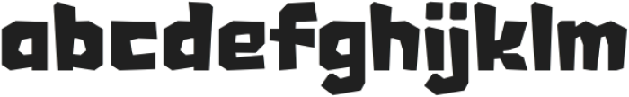 Megalith-Regular otf (400) Font LOWERCASE