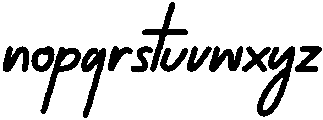 Megalithic otf (400) Font LOWERCASE