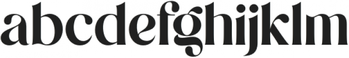 MeganDisplay-Regular otf (400) Font LOWERCASE