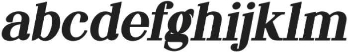 Meganfolk ExtraBold Italic otf (700) Font LOWERCASE